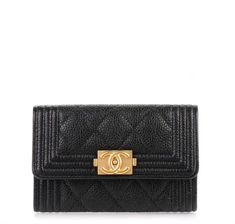 chanel boy mini wallet